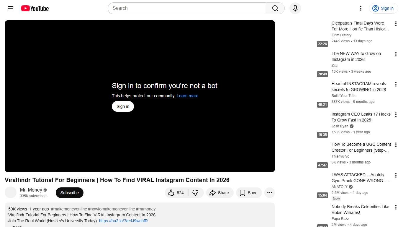 Viralfindr Tutorial For Beginners How To Find VIRAL Instagram Content In 2026 - YouTube