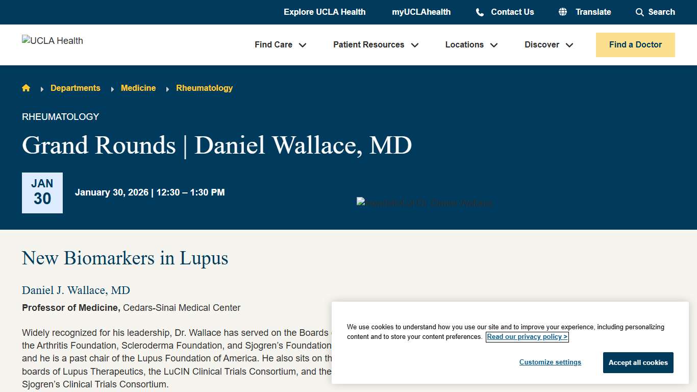 Rheumatology Grand Rounds – January 30, 2026 UCLA Health - Rheumatology UCLA Health